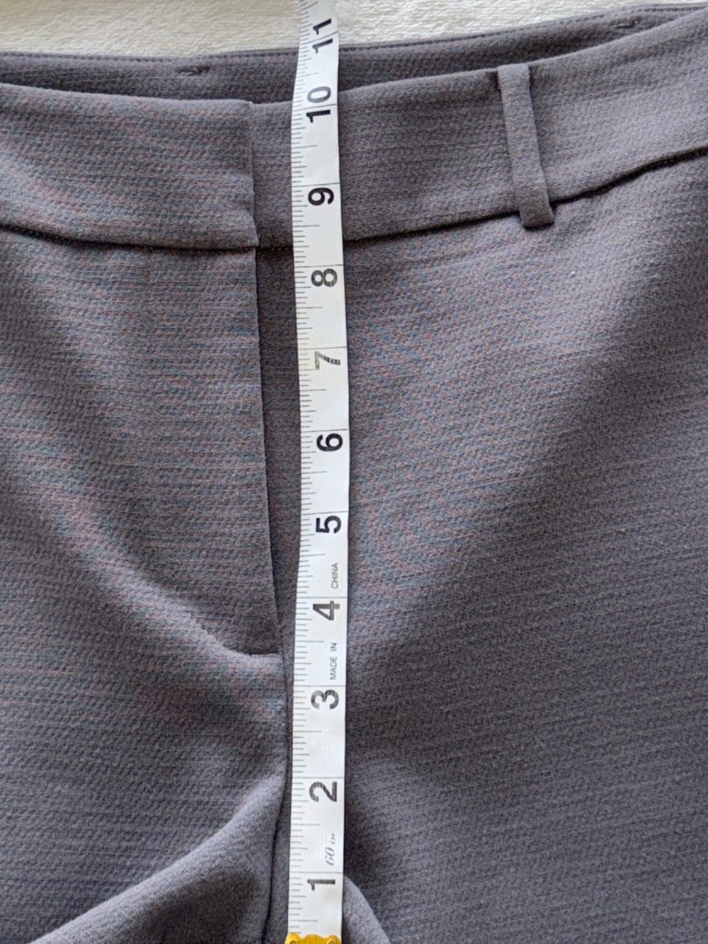 Ann Taylor Slate Gray Tailored Dress Pants Timeless Classic Ankle Stretch - Picture 7 of 10
